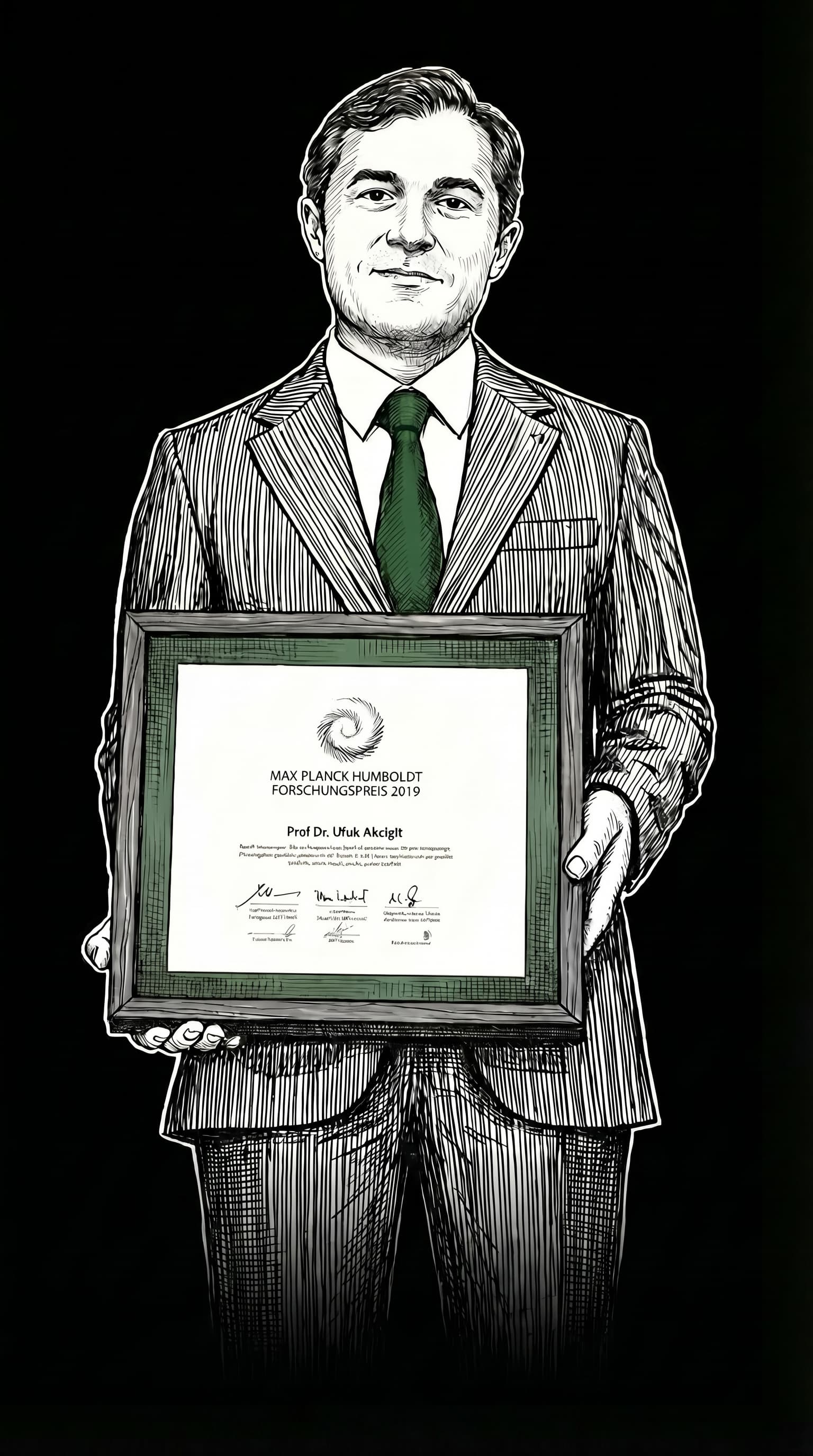 Ufuk Akcigit receiving the Max Planck–Humboldt Research Award